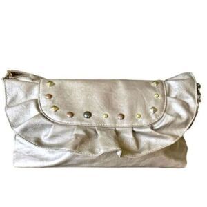 EUC - Women’s Small Shoulder Bag. Snap closure with ruffle flap